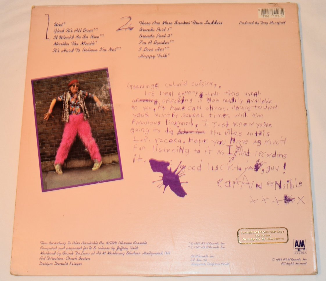 Captain Sensible - A Day In The Life Of ...