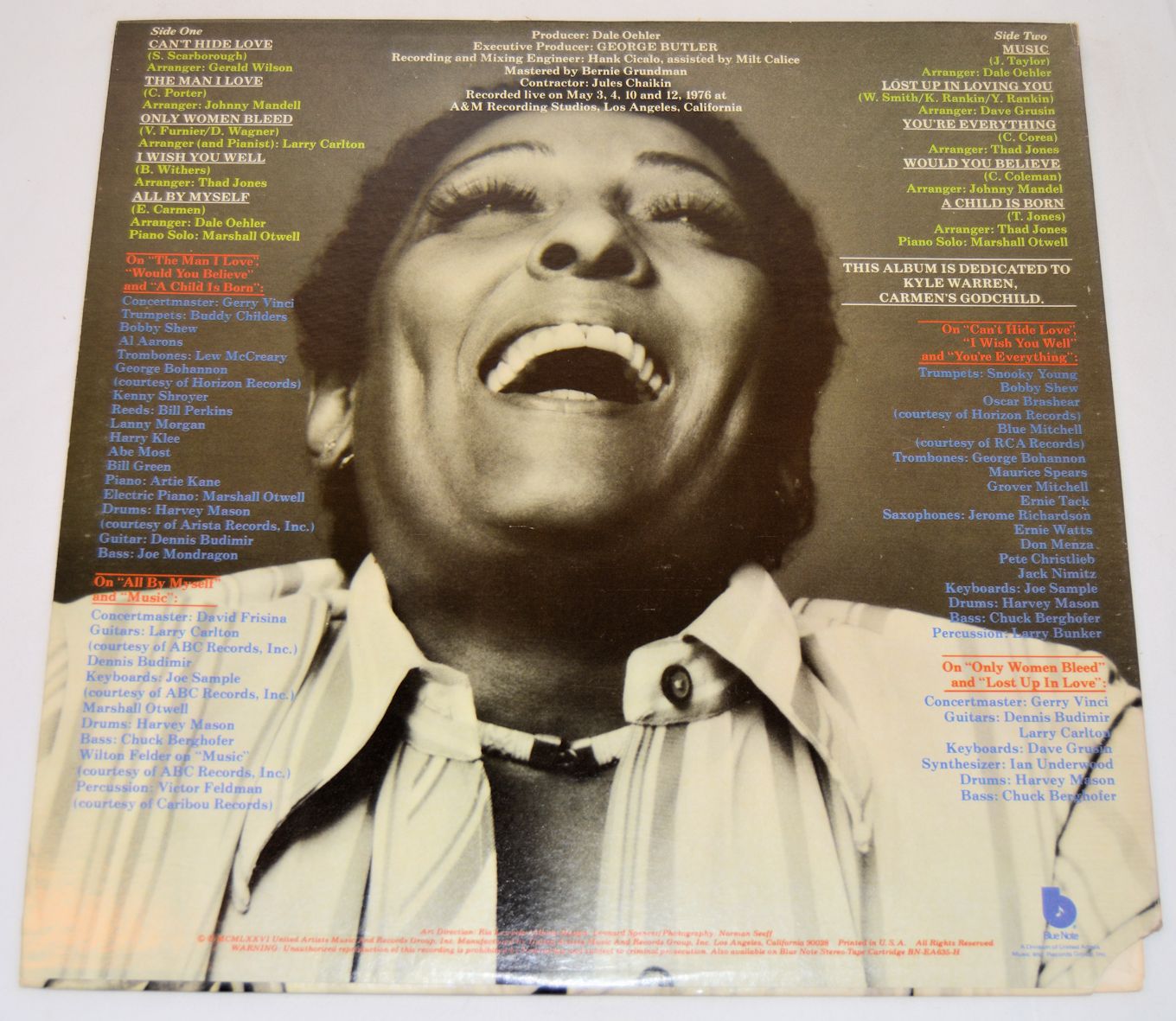 McRae, Carmen - Can't Hide Love