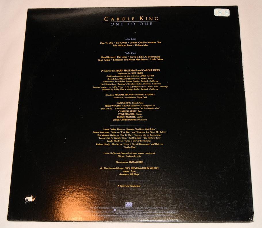 King, Carole - One To One