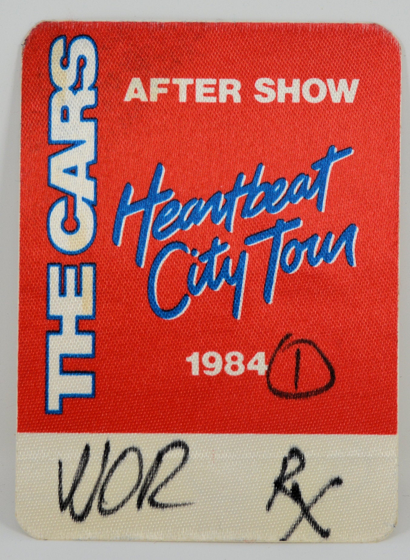 Cars - Heartbeat City Backstage Pass