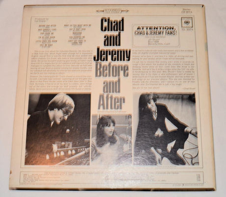 Chad & Jeremy - Before & After