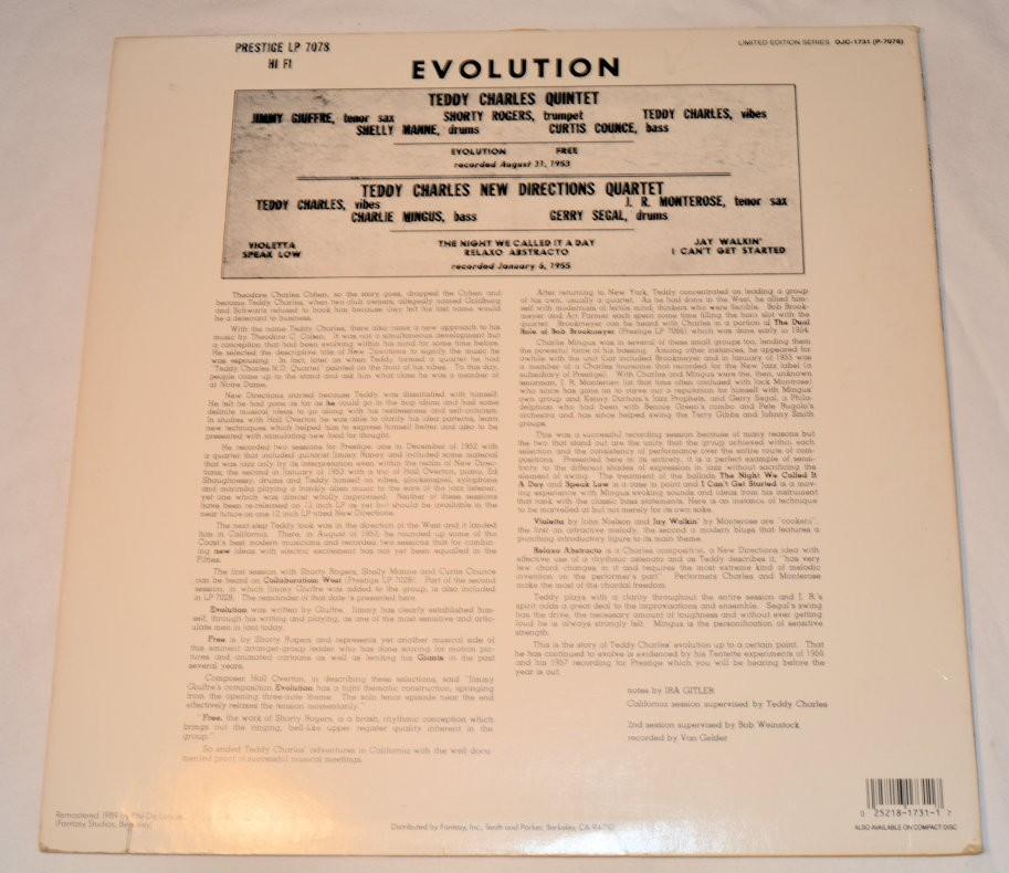 Charles, Teddy - Evolution