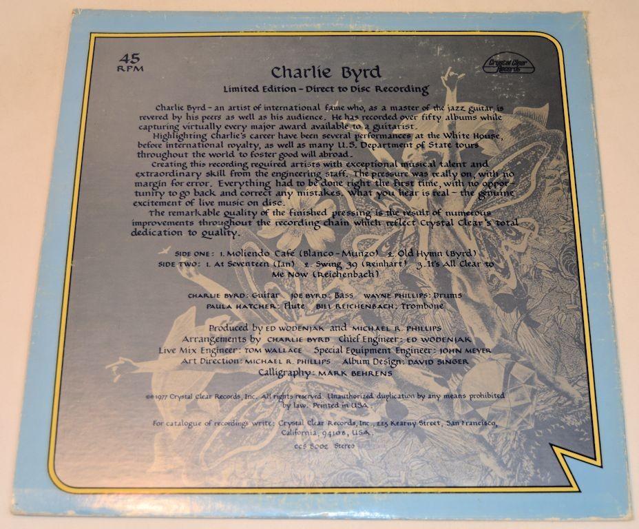 Byrd, Charlie - Direct Disc Recording