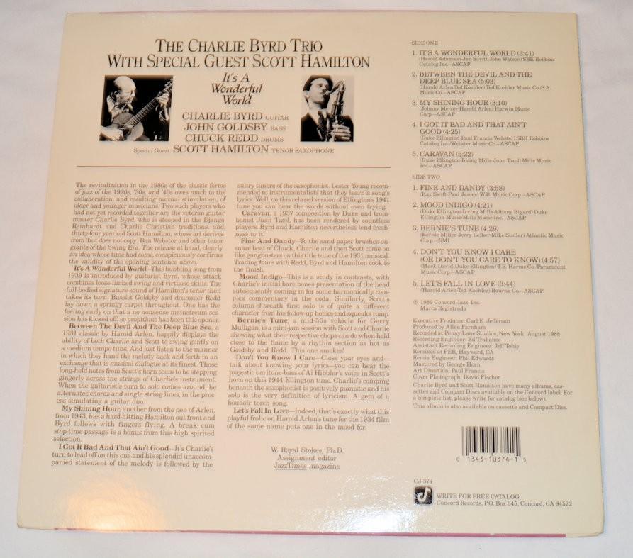 Byrd, Charlie - It's A Wonderful World