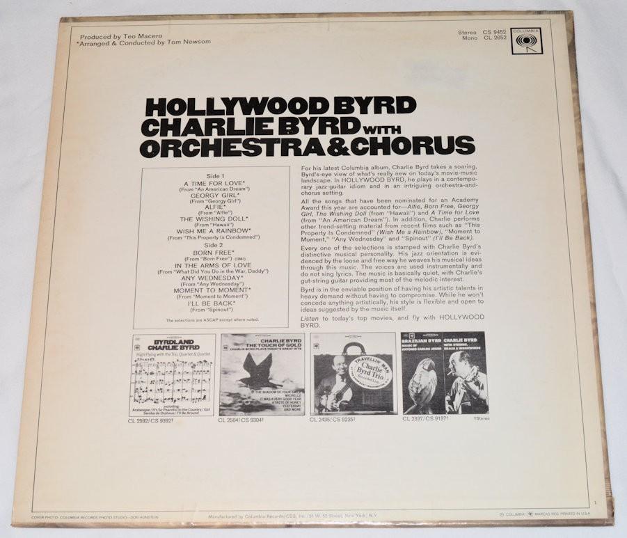 Byrd, Charlie - Hollywood