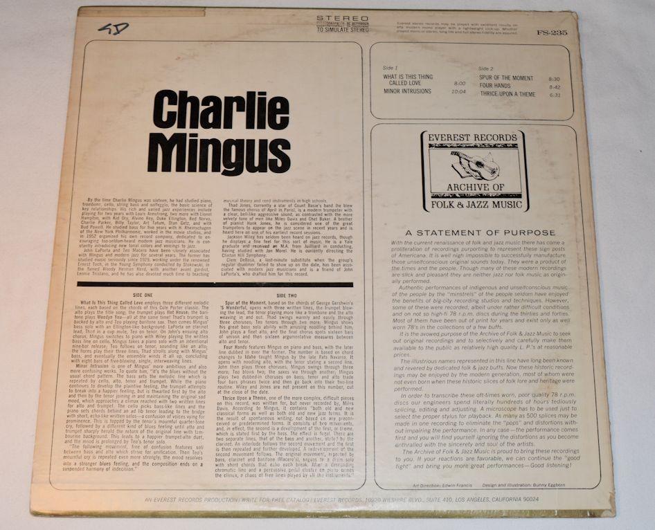 Mingus, Charles - Archive Of Music