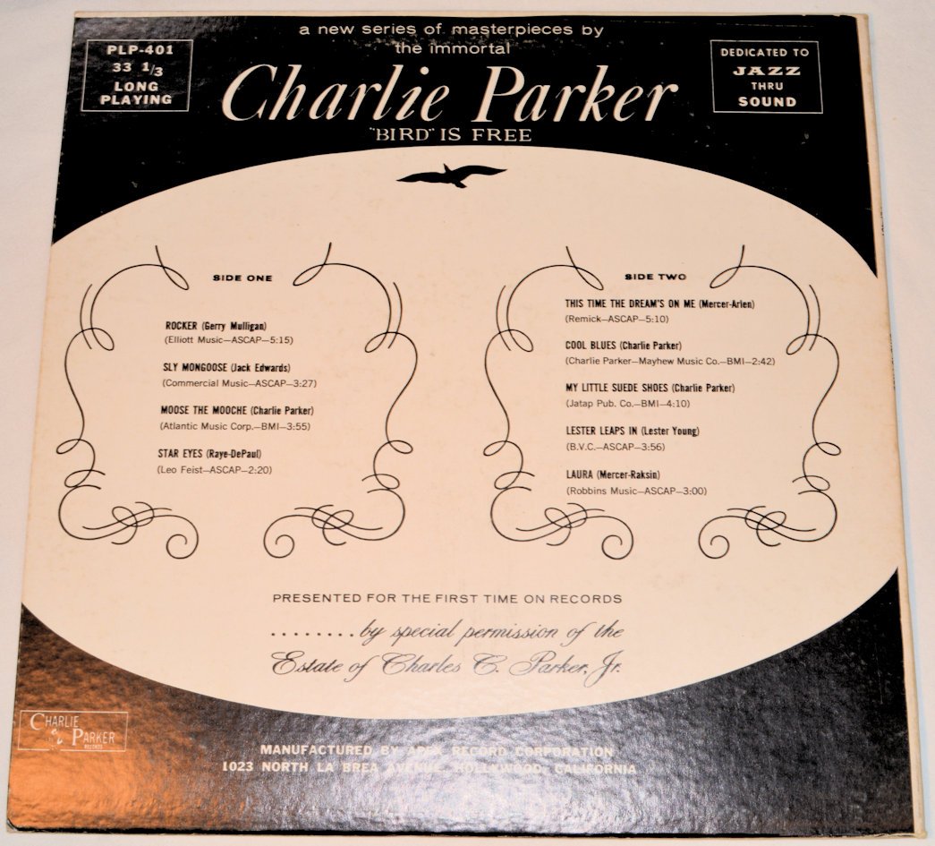 Parker, Charlie - Bird Is Free