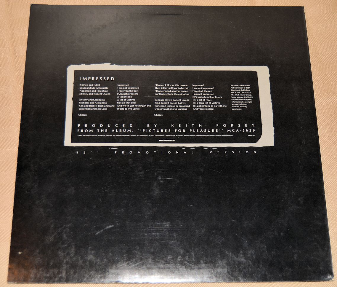 Sexton, Charlie - Impressed