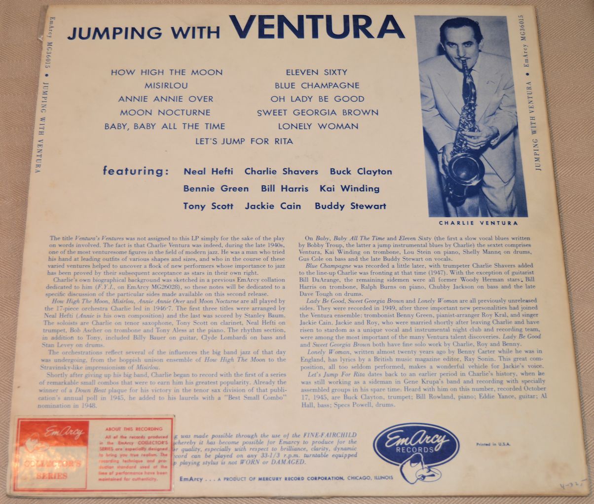 Ventura, Charlie - Jumping With Ventura