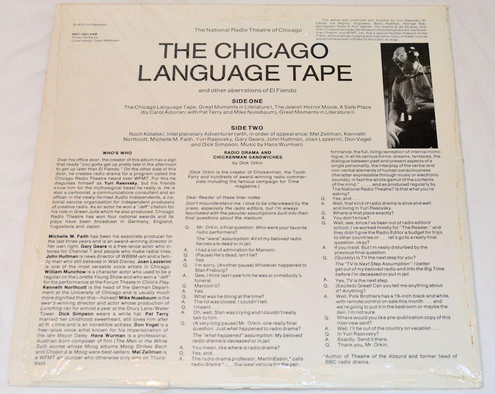 Miscellaneous - Chicago Language Tape