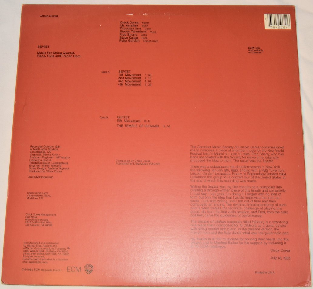 Corea, Chick - Septet