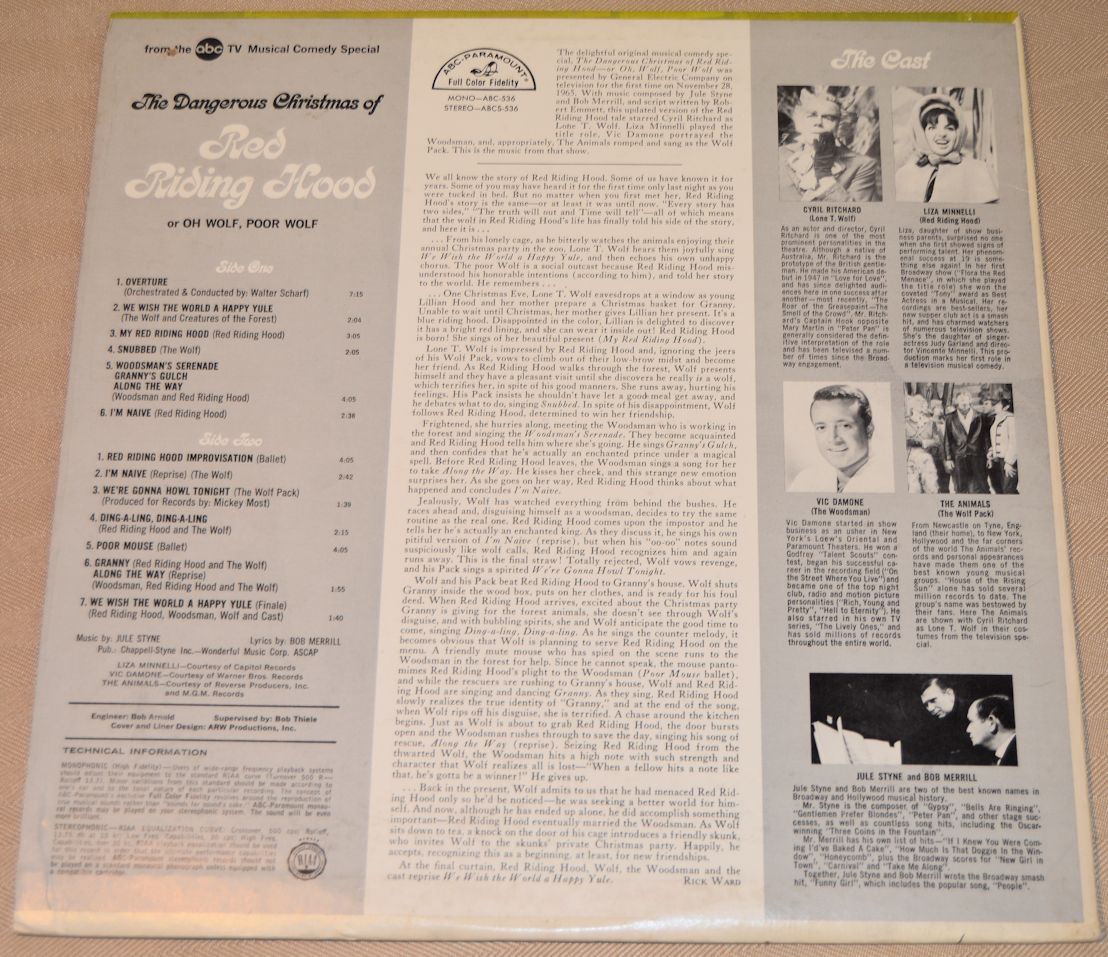 Soundtrack - The Dangerous Christmas Of Red Riding Hood