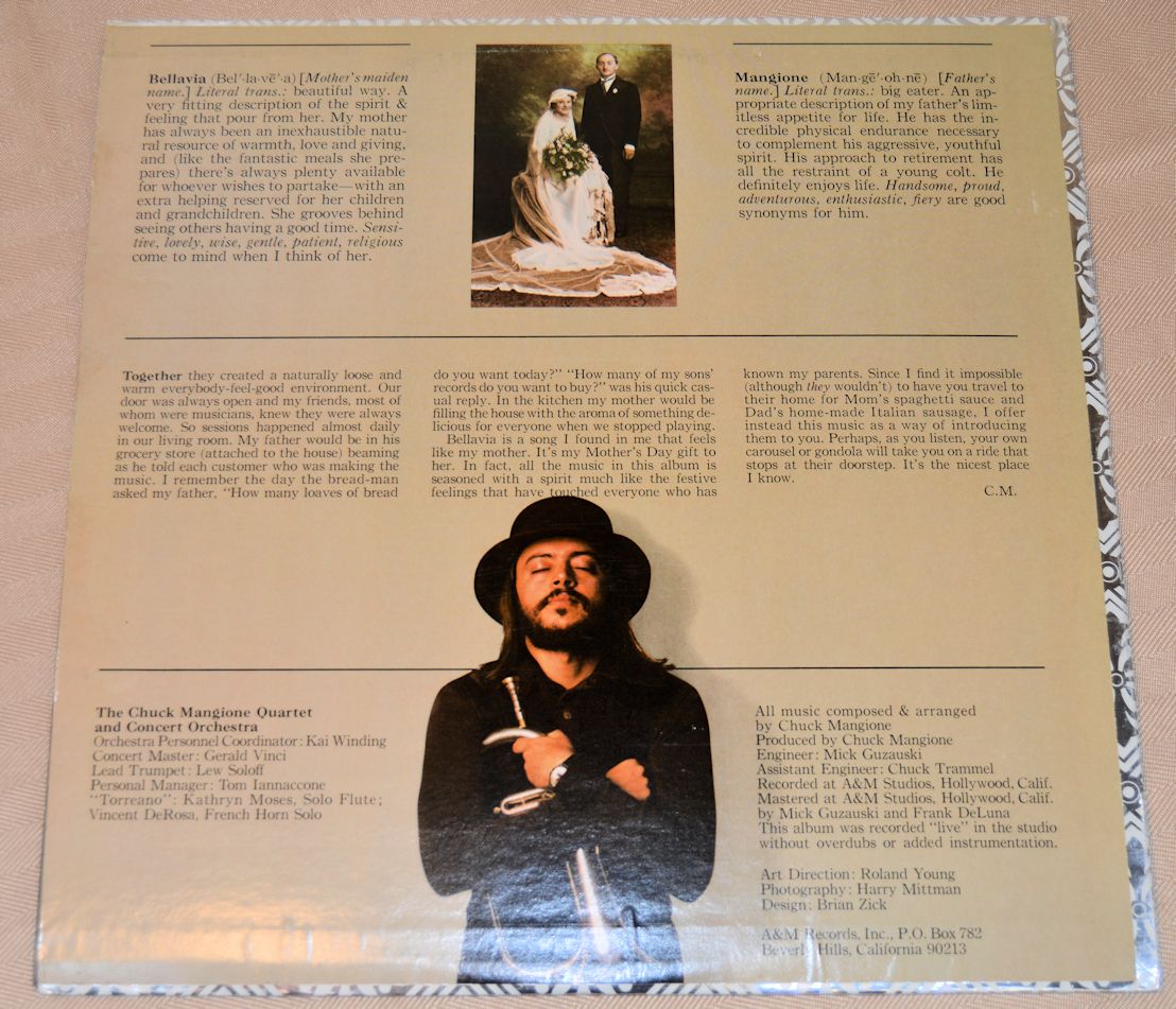 Mangione, Chuck - Bellavia