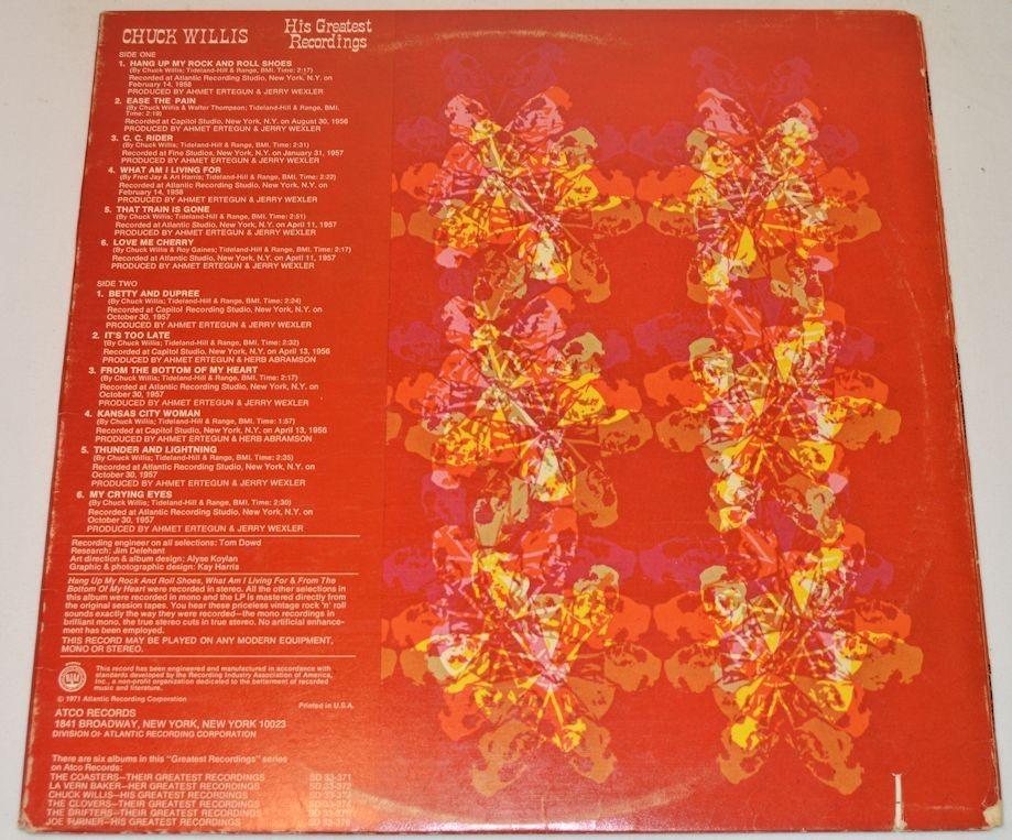 Willis, Chuck - Greatest Recordings