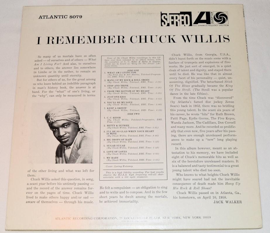 Willis, Chuck - I Remember
