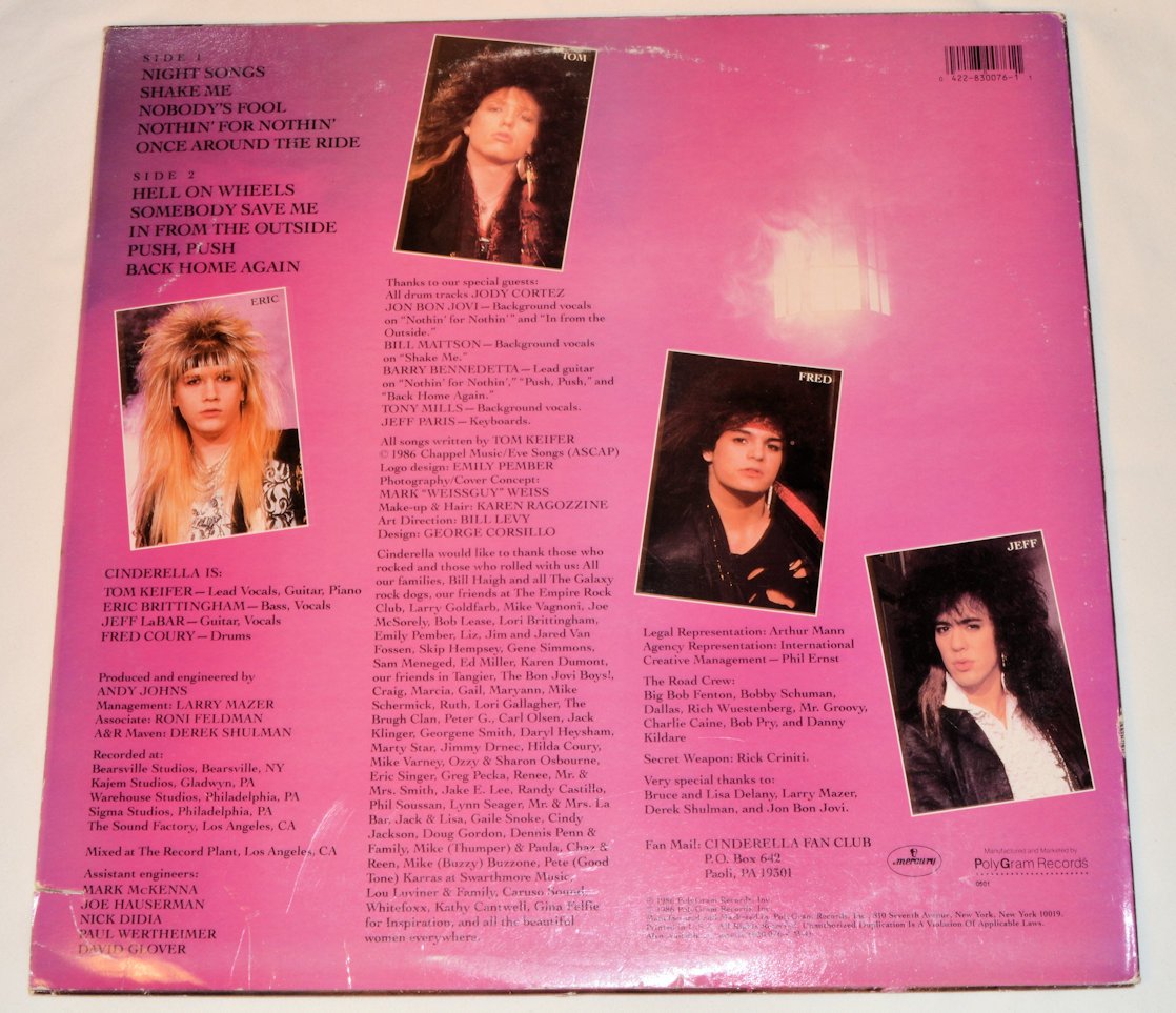 Cinderella - Night Songs