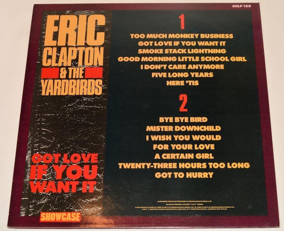 Clapton, Eric - Got Love If You Want It