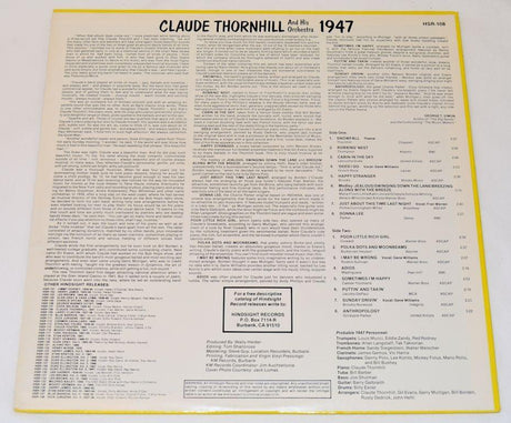 Thornhill, Claude - Uncollected