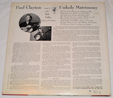 Clayton, Paul - Unholy Matrimony