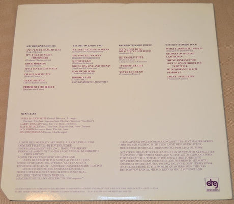 Laine, Cleo - Cleo At Carnegie