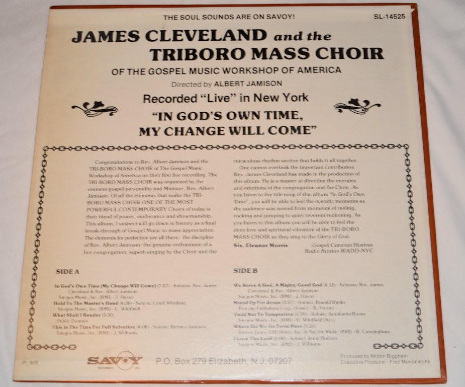 Cleveland, James - In God's Own Time, My Change Will Come