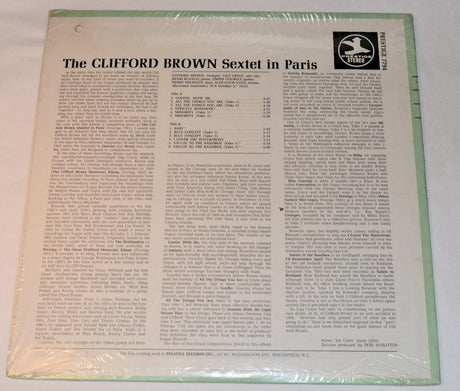 Brown, Clifford - Sextet In Paris