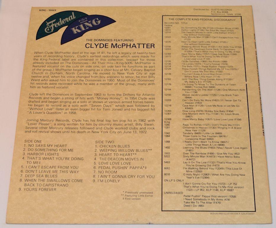 McPhatter, Clyde - 18 Hits