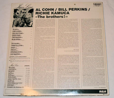Cohn / Perkins / Kamuca - The Brothers!