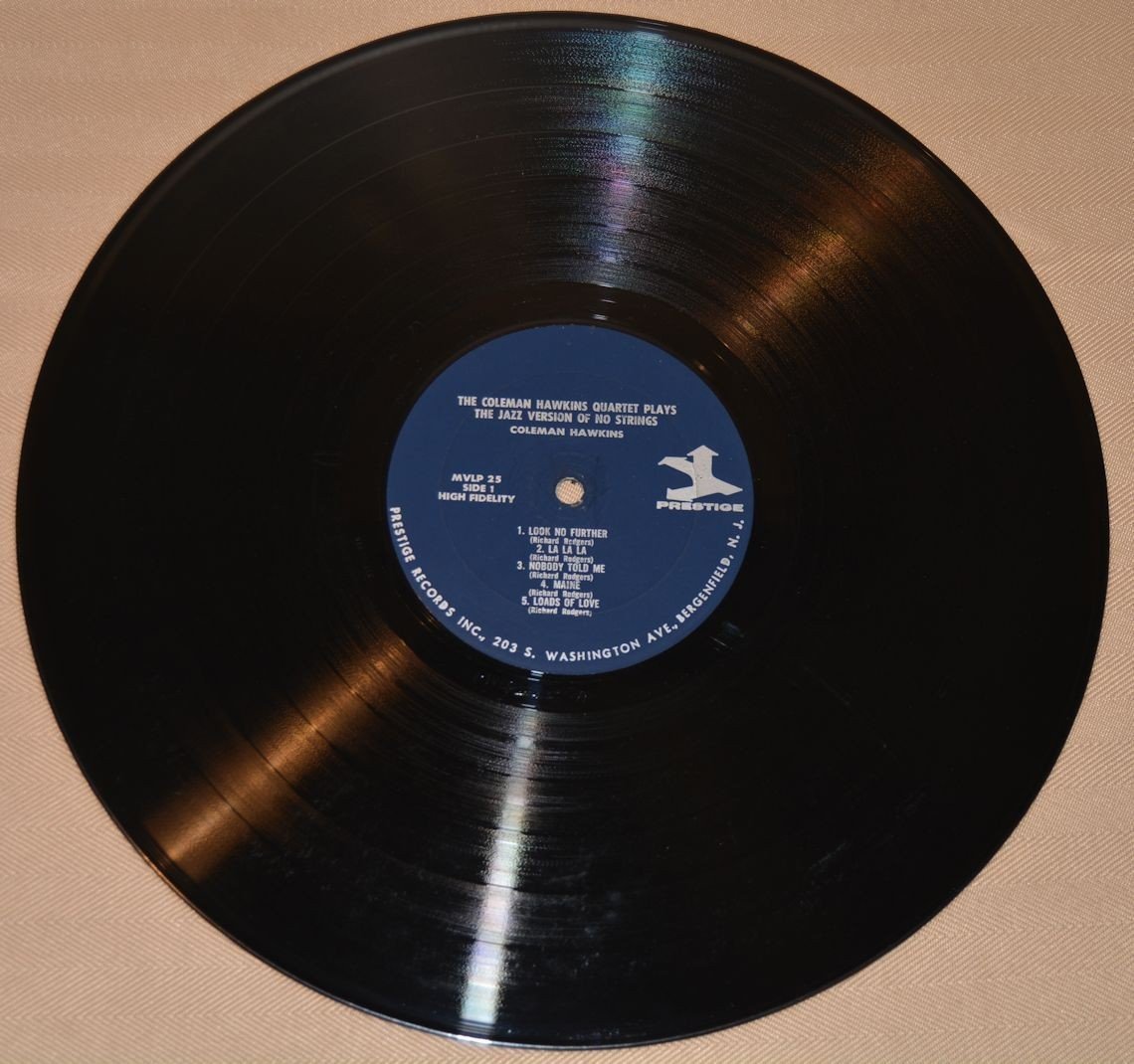 Hawkins, Coleman Quartet - Play Jazz Version of No Strings