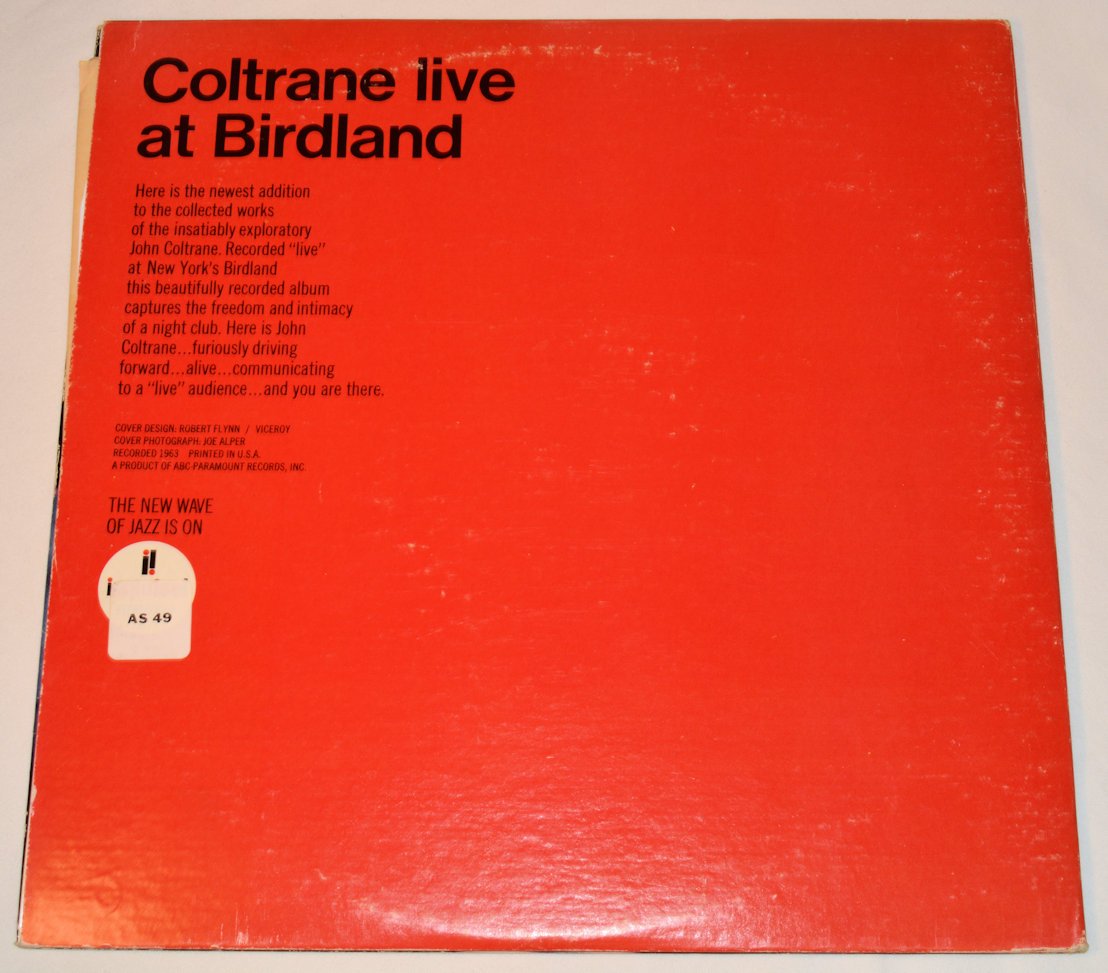 Coltrane, John - Live At Birdland