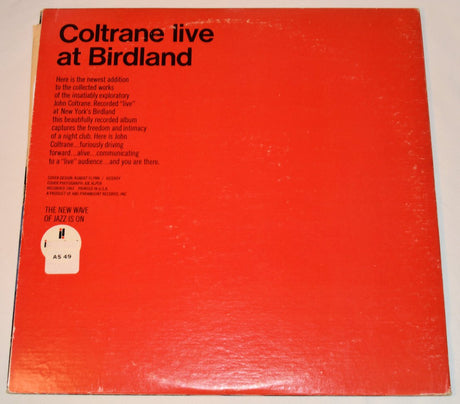 Coltrane, John - Live At Birdland