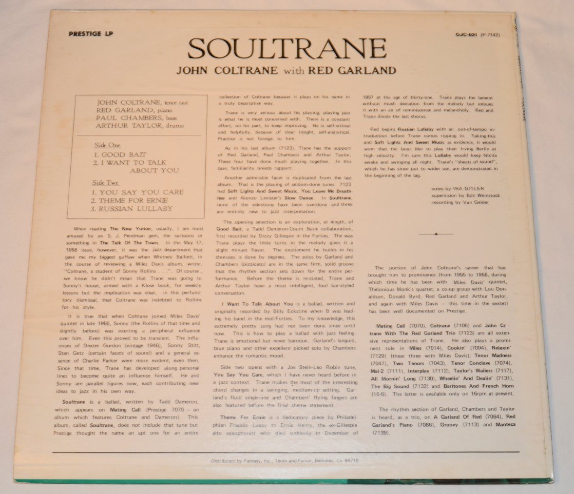 Coltrane, John - Soultrane