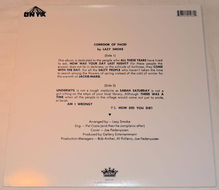 Lazy Smoke - Corridor Of Faces