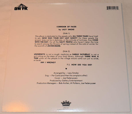 Lazy Smoke - Corridor Of Faces