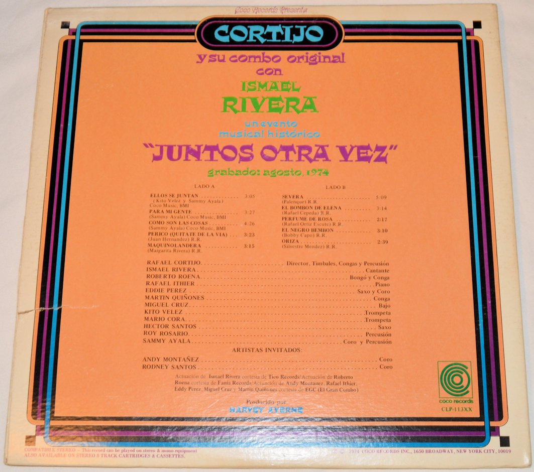 Cortijo Y Su Combo Original - Juntos Otra Vez