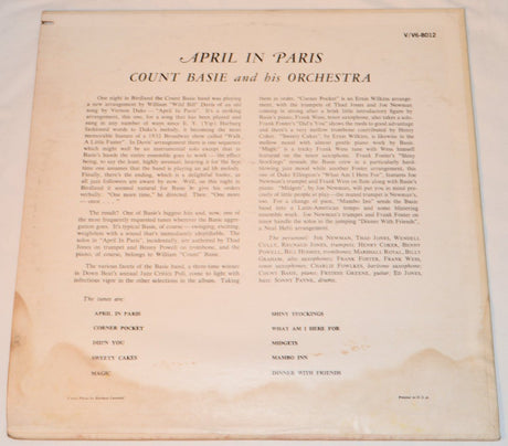 Basie, Count - April In Paris