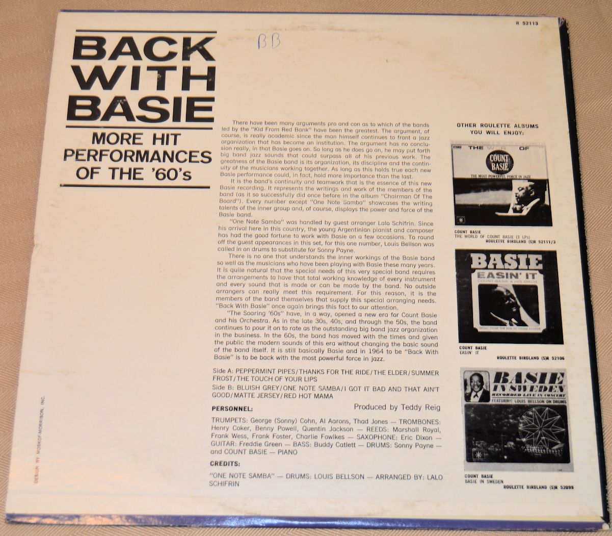 Basie, Count - Back With Basie