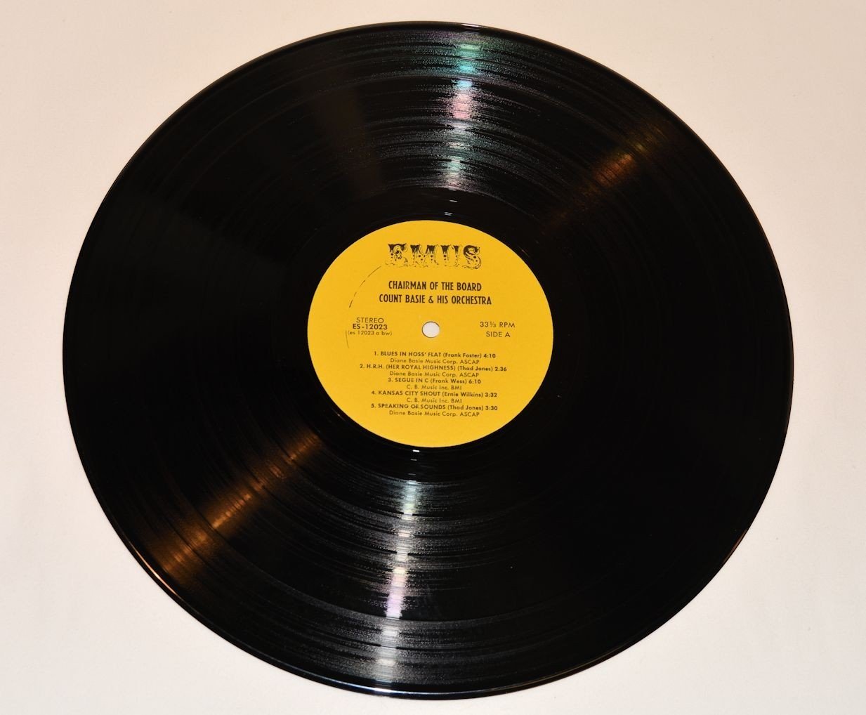 Basie, Count - Chairman Of The Board – Joe's Albums