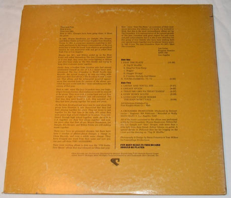 Crusaders, The - Pass The Plate