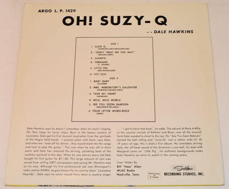 Hawkins, Dale - Oh Suzy Q