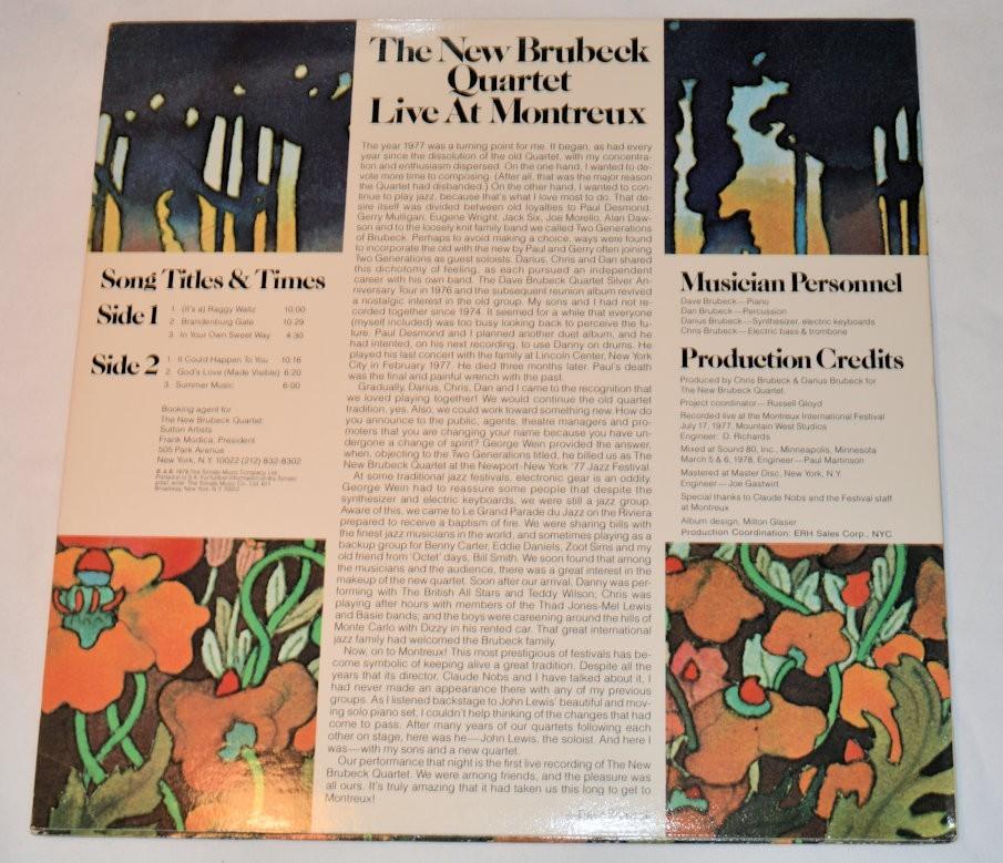 Brubeck, Dave - Live At Montreux