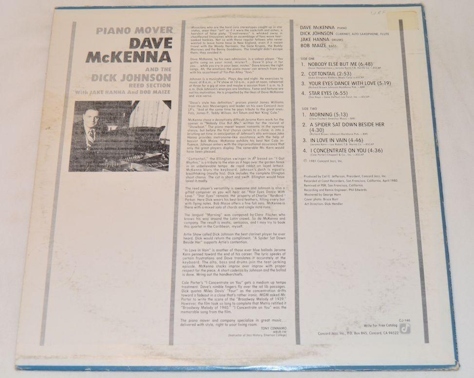 McKenna, Dave - Piano Mover