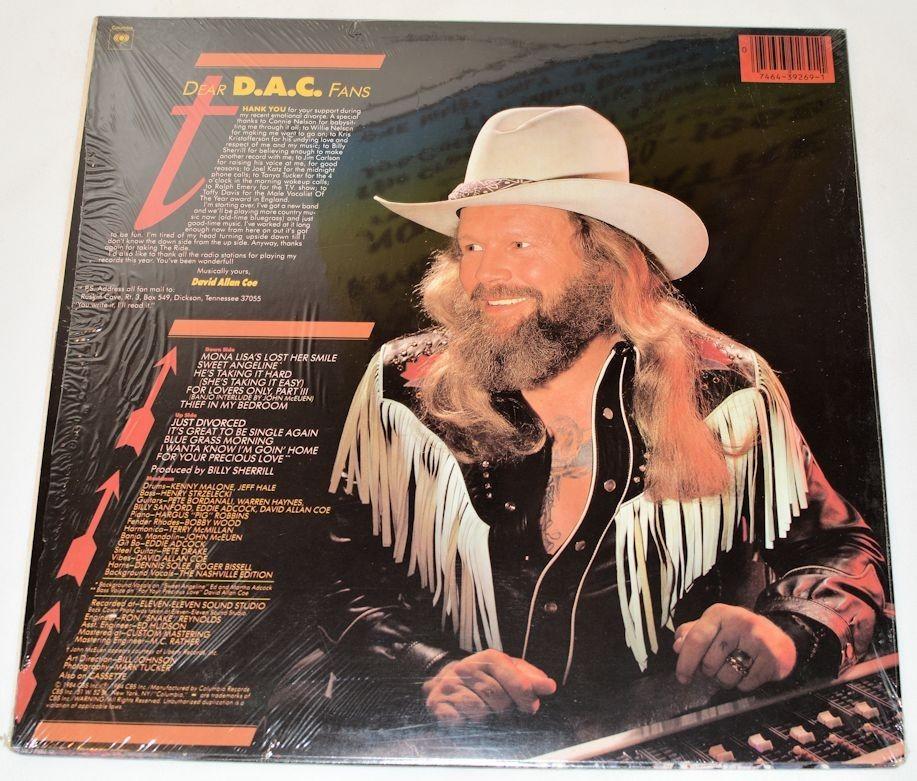 Coe, David Allan - Just Divorced – Joe's Albums