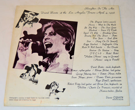 Bowie, David - Slaughter In The Air