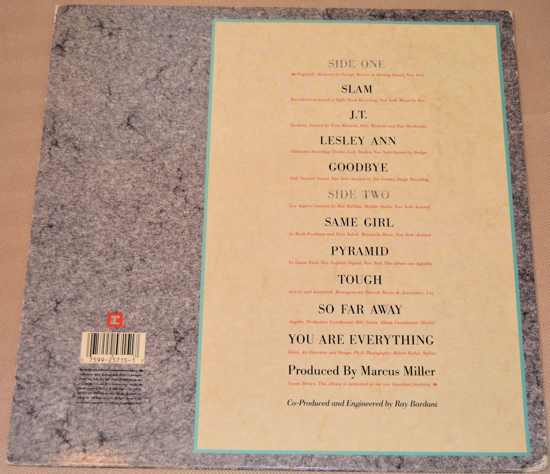 Sanborn, David - Close Up