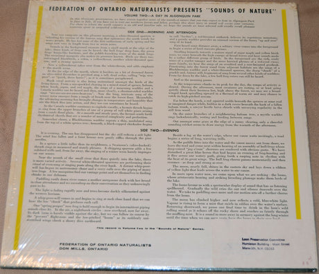 Algonquin Park - Sounds Of Nature