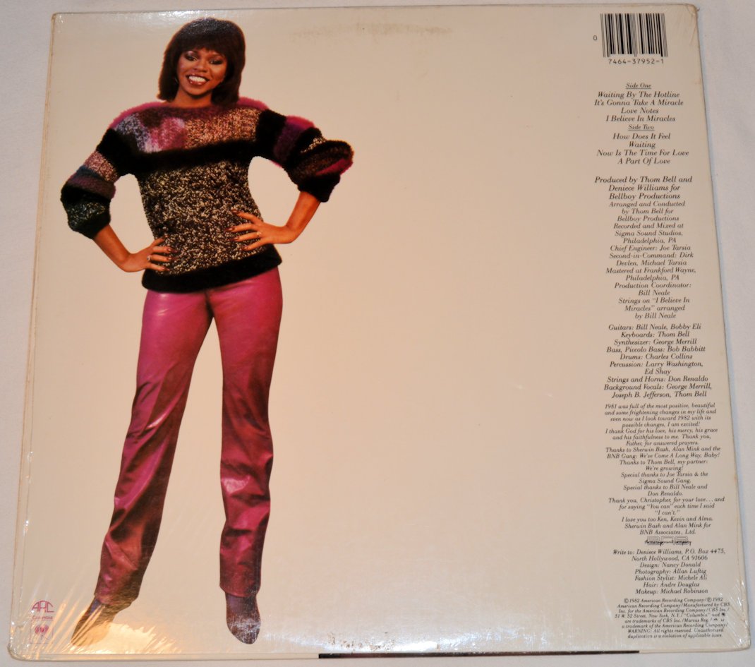 Williams, Deniece - Niecy – Joe's Albums