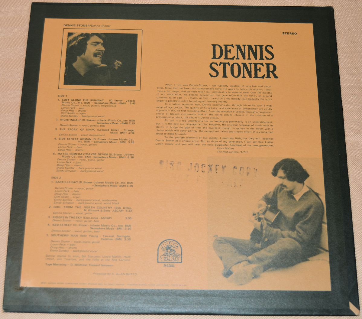 Stoner, Dennis - Dennis Stoner