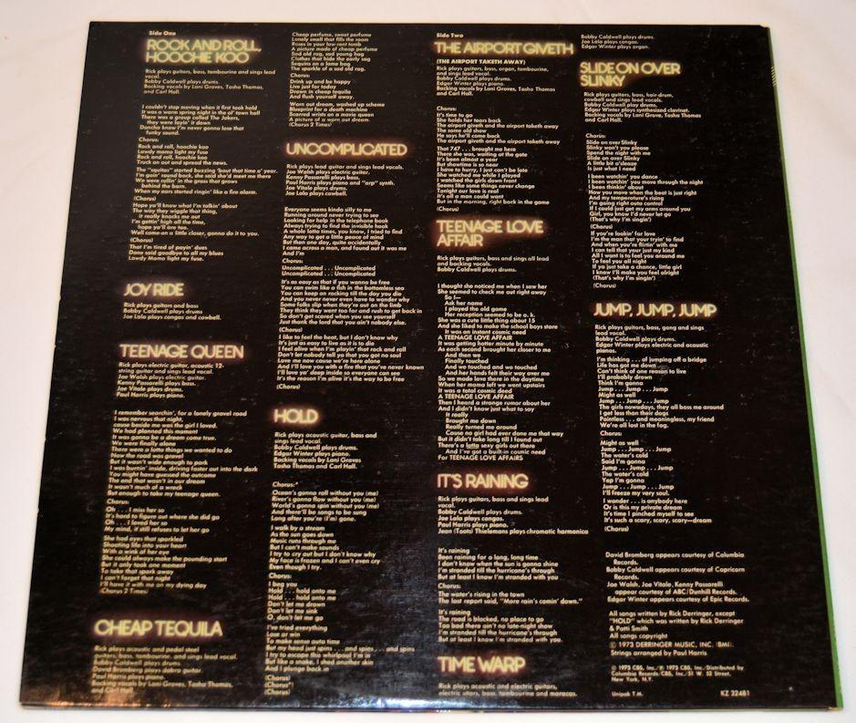 Derringer, Rick - All American Boy