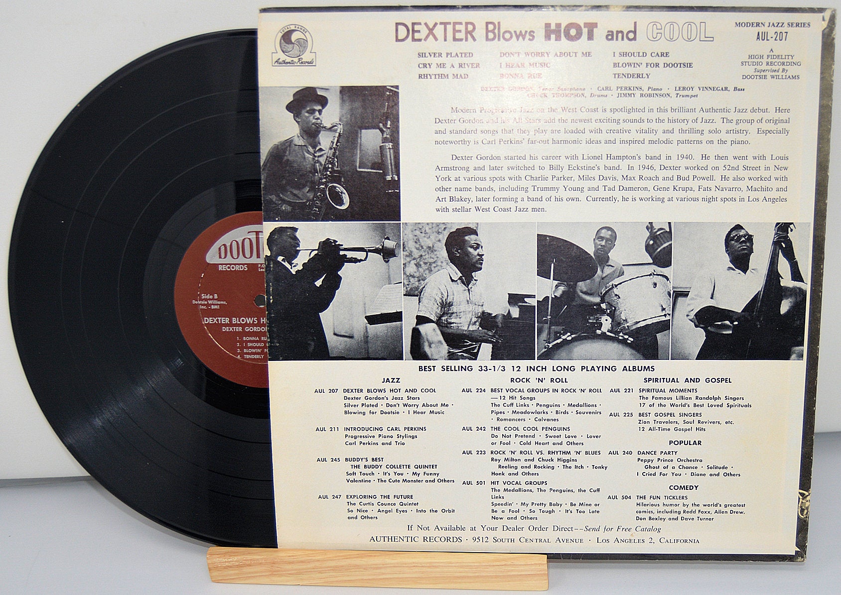 Gordon, Dexter - Blows Hot & Cold, Vinyl Record Album LP